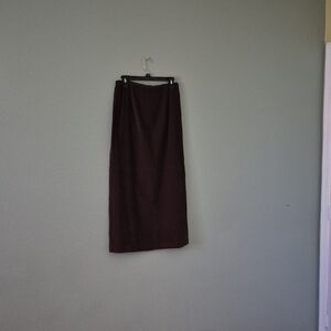 Chic Women's Maxi Skirt in Rich Brown
